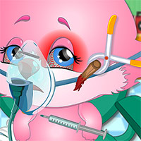 Free online html5 games - Cute Bunny Face Injury game 