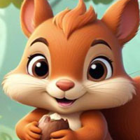 Free online html5 escape games - Nut Holding Squirrel Rescue 