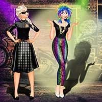 Free online html5 games - Frozen Fashion Police game 