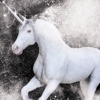 Free online html5 games - White Unicorn-Hidden Stars game 