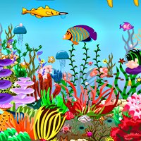 Free online html5 games - Find the Underwater Pearls game 