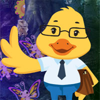 Free online html5 games - G4K Cartoon Duck Teacher Escape  game 