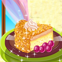 Free online html5 games - Hazelnut Praline Cake Cookingpink game 