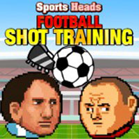 Free online html5 games - Sports Heads Football Shot Training game 
