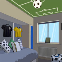 Free online html5 games - Soccer House Escape game 
