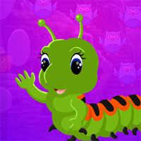 Free online html5 games - G4K Green Worm Escape Game game 