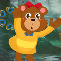 Free online html5 games - G4K Cute Cartoon Bear Escape  game 
