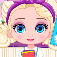 Free online html5 games - Baby Elsa Graduation Photoshoot game 