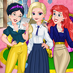Free online html5 games - Disney Princess Job Interview game 