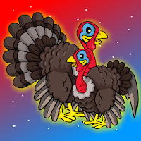 Free online html5 games - G2J Cute Turkey Family Rescue game 