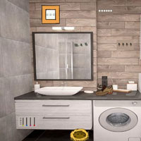 Free online html5 games - GFG Washing Room Laundry Escape game 