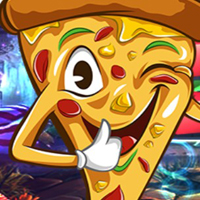 Free online html5 games - G4K Gleeful Pizza Escape game 