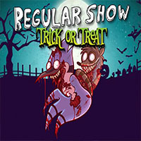 Free online html5 games - Regular Show Trick or Treat game 