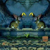 Free online html5 games - 8bGames Rabbit Farmhouse Escape game 