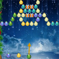Free online html5 games - Classic Xmas Ball Popper game 