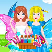 Free online html5 games - Magic Fairies Hair Salon game 
