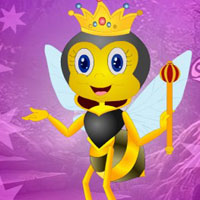 Free online html5 games - G4K Joyous Queen Bee Escape game 