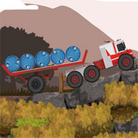 Free online html5 games - 18 Wheeler Fire Truck game 