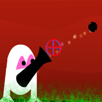 Free online html5 games - Fat Moon Cannon LonGanimalsGames game 