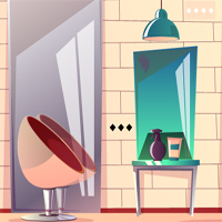 Free online html5 games - Hair Dressing Room Escape game 