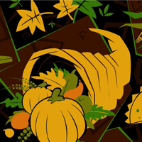 Free online html5 games - Thanksgiving Cornucopia Numbers game 