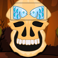Free online html5 games - G2M Brown Skull Forest Escape game 