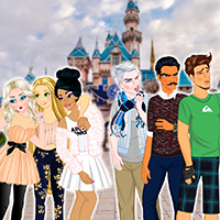 Free online html5 games - Princesses VS Princes Selfie Battle game 