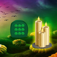 Free online html5 games - Cursed Candle Forest Escape game - Games2rule 