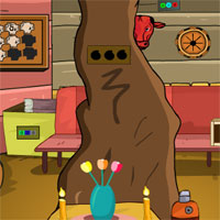 Free online html5 games - GFG Tree Trunk House Escape game 