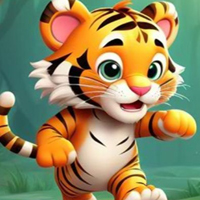 Free online html5 games - Lively Tiger Cub Escape Game game - Games2rule 