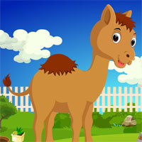 Free online html5 games - G4K Cartoon Camel Rescue game 