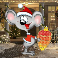 Free online html5 games - Christmas Rat Escape game 