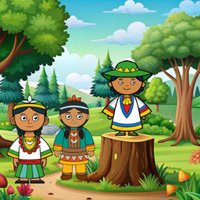 Free online html5 games - Wow Tribes Attend Jungle Celebration game - Games2rule 