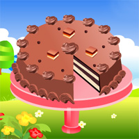 Free online html5 games - Layered Caramel Candy Bar Cheesecake game 