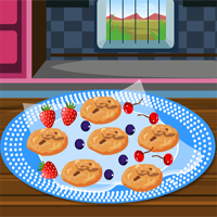 Free online html5 games - Chocolate Walnut Cookies Cookingjunior game 