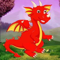 Free online html5 games - Fantasy Red Dragon Escape HTML5 game 