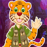 Free online html5 games - G4K Cartoon Tiger Escape From Real Cave game 