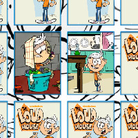 Free online html5 games - The Loud House Memory Match game 