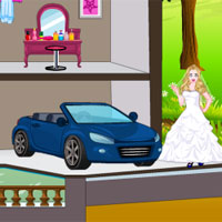 Free online html5 games - White Princess Doll House game 