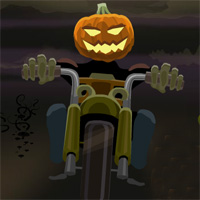 Free online html5 games - Pumpkin Head Rider game 