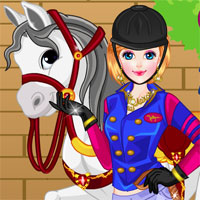 Free online html5 games - Girl and Horse Dressup game 