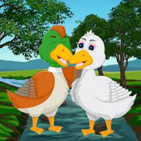 Free online html5 games - BEG Help The Duck Couple game 