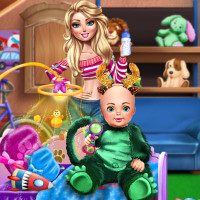 Free online html5 games - Babysitter Fun Day game 