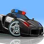Free online html5 games - V8 Police Parking game 
