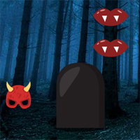 Free online html5 games - Big Spooky Forest Escape game 