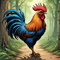 Energetic Rooster Escape