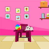 Free online html5 games - KnfGames Pink Room Escape game 