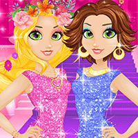 Free online html5 games - Rapunzel Blonde vs Brunette game 