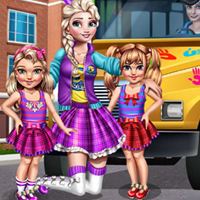 Free online html5 games - School Girls Summer Camp game 