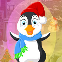 Free online html5 games - G4K Christmas Penguin Escape game 
